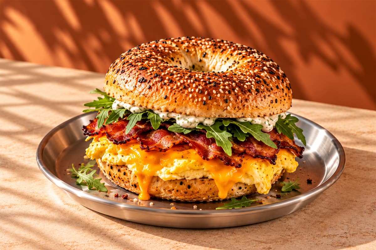 Egg & Cheese Breakfast Bagel