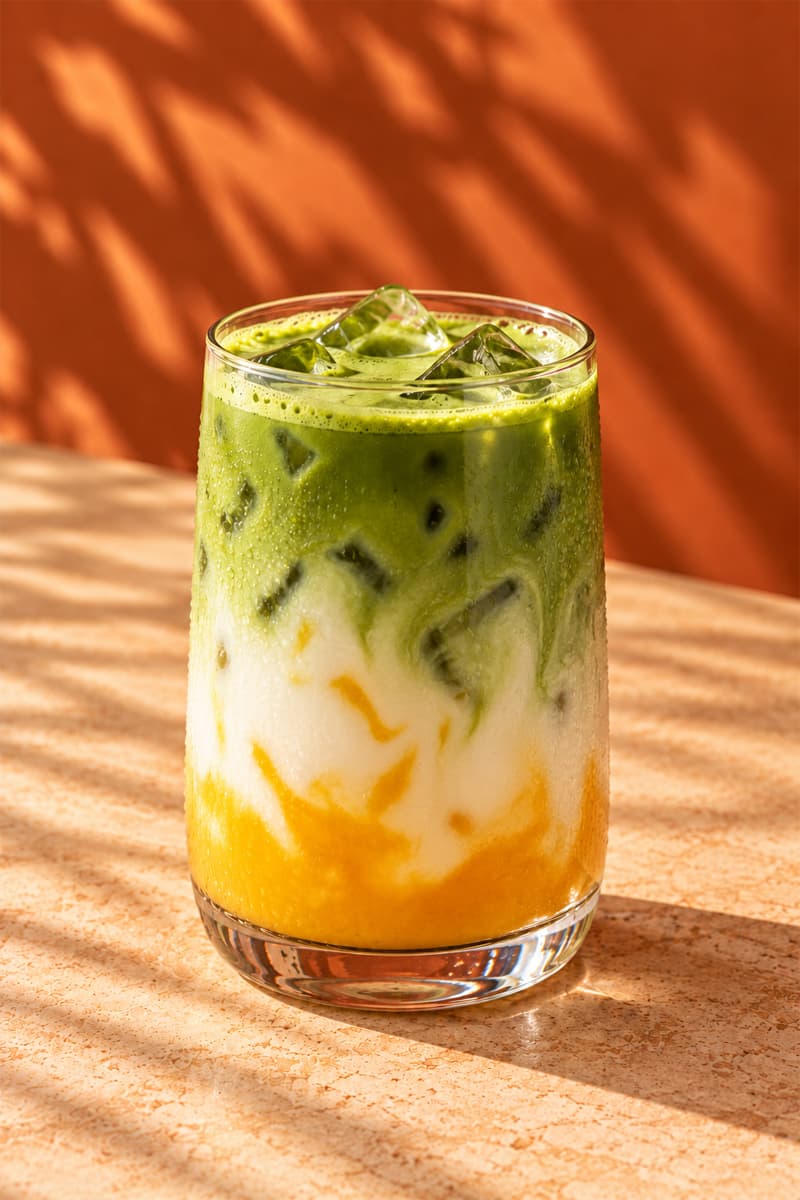 Iced Mango Matcha