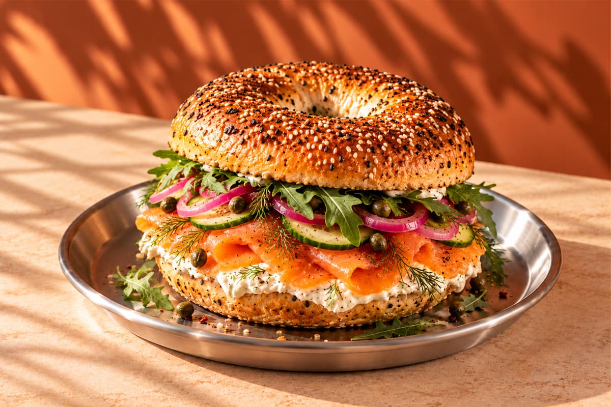 Smoked Salmon Bagel